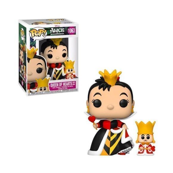 Alice in Wonderland 70th Anniversary Funko Pop! Queen of Hearts (w/ King) #1063 - Picture 1 of 9